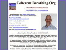 Tablet Screenshot of coherentbreathing.org
